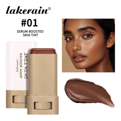 Skin Tint Stick Waterproof Nourishing Solid Tinted Serum Foundation Skin Tint Balm Face Tinted Face Contour Stick Makeup