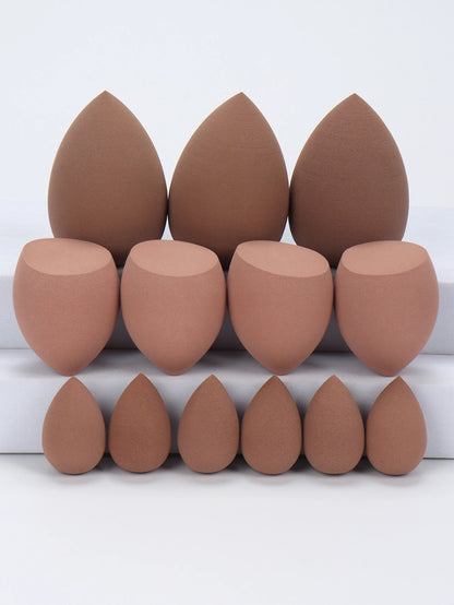13 Large, Medium and Small Makeup Sponges, Which Become Larger When Exposed to Water, Do Not Contain Latex, Suitable for All Ski