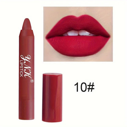 1PC Velvet Matte Lipsticks Pencil Waterproof Long Lasting Sexy Red Lip Stick Non-Stick Cup Makeup Lip Tint Pen Cosmetic