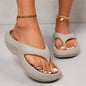 Thick Platform Eva Flip Flops For Women Summer Clip Toe Non Slip Beach Sandals Woman Comfortable Soft Sole Cloud Slippers