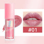 Glitter Lip Glaze Long Lasting Waterproof Liquid Lipstick Dewy Finish Lip Oil Lip Tint Moisturizing Lip Balm Highly Pigmented
