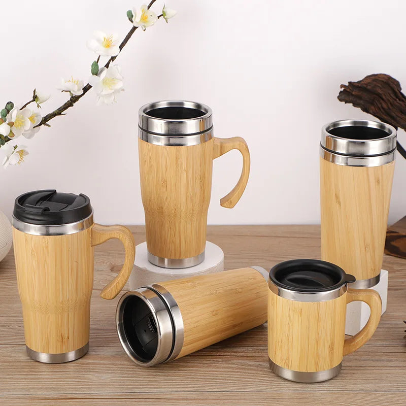 Personalized Bamboo Thermos