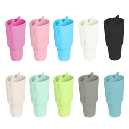 Silicone Water Cup Liner Double Drinking Compartment Water Cup Sleeve 40oz Thermos Cup Special Water Bottle Accessories