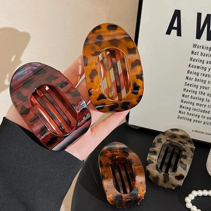 Elegant Bow Shark Clip Fashion Back Of Head Hair Clip Vintage Ponytail Fixed Hairgrips For Woman Simple Hollow Geometry Hairpin