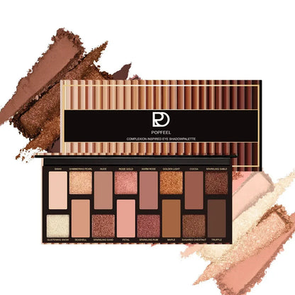 16 Color Eyeshadow Palette Glitter for Eyes Shimmer Matte Eye Shadow Korean Makeup For Women Cosmetics Eye Shine Waterproof