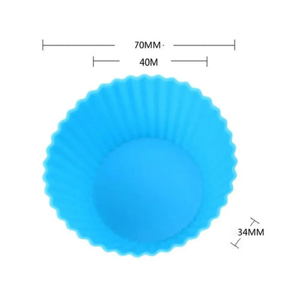 "Silicone Muffin Cupcake Molds"