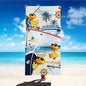 Print Sea Beach Towel Quick-Dry Washable Beach Towels Sandproof Portable Beach Towels  For Travel Swimming Camping Beach