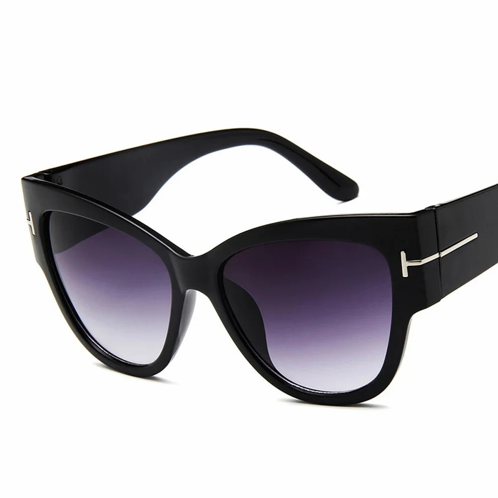 Cat Eye Women’s Sunglasses – Oversized Gradient UV400 Fashion Shades