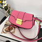 Designer Women's Leather Messenger Bag Elegant Crossbody Shoulder Handbag Luxury Ladies Tote Purse