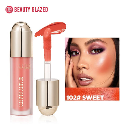 Glazed Velvet Matte Liquid Blush – Long-Lasting Natural Cheek Tint
