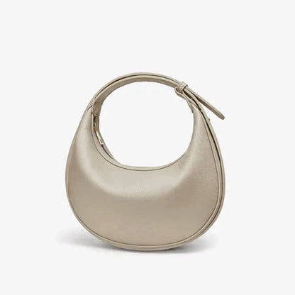 Women's dumpling bag, crossbody bag, shoulder bag, PU leather handbag, moon bag