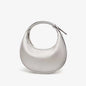 Women's dumpling bag, crossbody bag, shoulder bag, PU leather handbag, moon bag