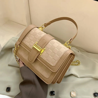 Women's Shoulder Bag Chain Crossbody Bag Fashion Women's Bag Personalized Retro Portable Small Square Bag