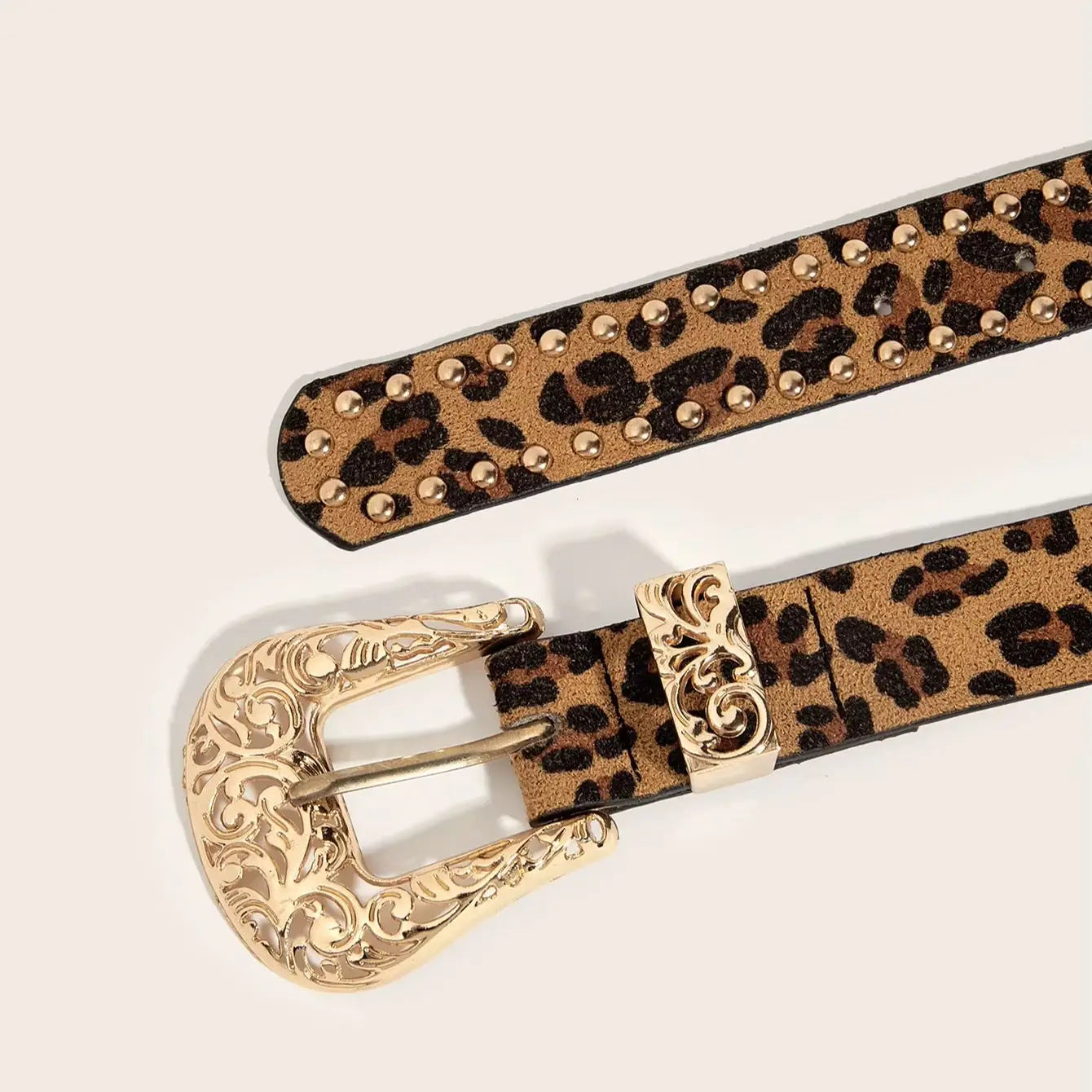 Western Brown PU Leather Leopard Women Belts For Women Cowgirl High Quality Luxury Brands Punk Accessory Wide Female belt