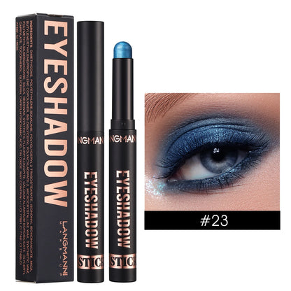 Matte Glitter Eyeshadow Stick Makeup Pearlescent Brighten Lying Silkworm Eyeliner Highlighter Lasting Eye Shadow Pencil Cosmetic
