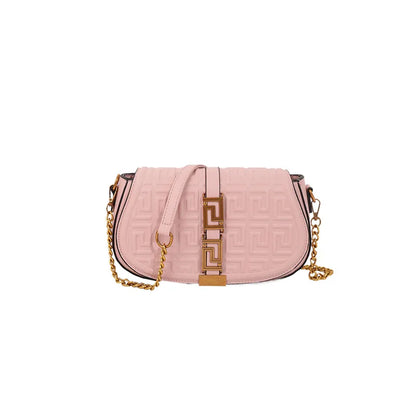 Leather Underarm Bag Women Gold-Tone Chain Crossbody Convertible Day-to-Evening Shoulder Purse Quiet Luxury Essential