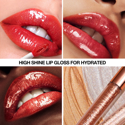 Hyaluronic Acid Lip Gloss, 8-Color Shimmering Lip Tint, Moisturizing Hydrating,Long-Lasting Shine Popular Best-Selling lip gloss