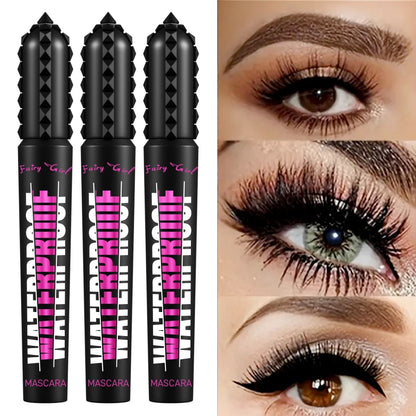 Black Waterproof Mascara – 4D Lengthening Eyelash Extension Makeup | Korean Cosmetics
