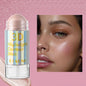 3D Face Brighten Highlighter Bar Cosmetic Face Contour Bronzer Shimmer Highlighter Stick Concealer Cream Makeup tool