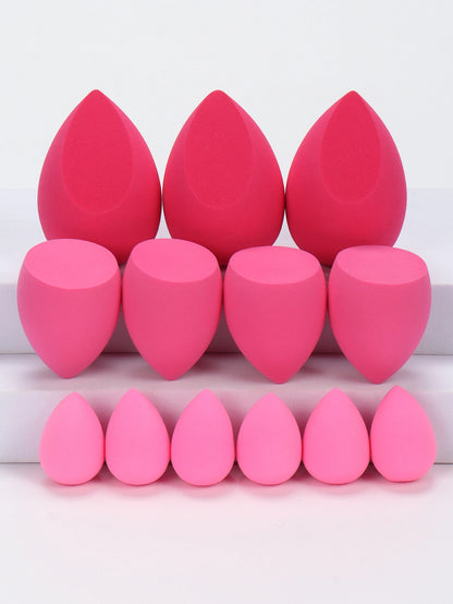 13 Large, Medium and Small Makeup Sponges, Which Become Larger When Exposed to Water, Do Not Contain Latex, Suitable for All Ski