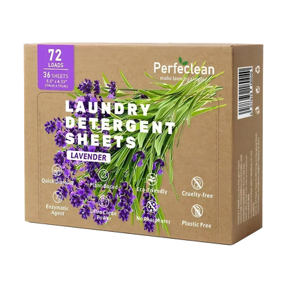 Perfeclean New trending biodegradable eco-strips laundry tablets laundry detergent sheets washing strips detergent