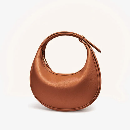Women's dumpling bag, crossbody bag, shoulder bag, PU leather handbag, moon bag