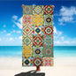 Print Sea Beach Towel Quick-Dry Washable Beach Towels Sandproof Portable Beach Towels  For Travel Swimming Camping Beach