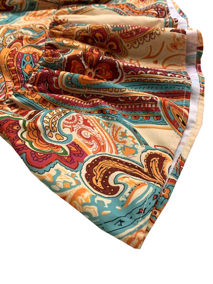 Women's Boho Printed Halter Backless Tie-Back Crop Mini Dress, Casual & Resort Style, Spring/Summer