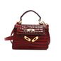 Ladies Messenger Bag Leather Handbags Shoulder Tote Fashionable Everyday Use