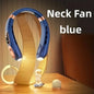 Portable Neck Fan,4000 mAh Cooling Airflow 5 Speeds Adjustable Bladeless Fan Hands Free Personal Wearable Rechargeable Battery