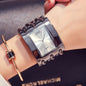Women Luxury Brand Watch Dress Rhinestone Women Wristwatches Stylish Gold Female Watches for Women