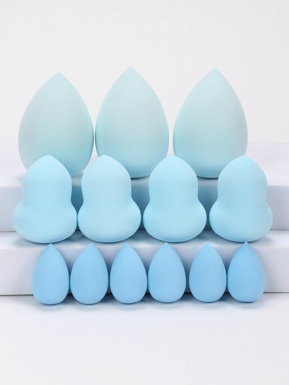 13 Large, Medium and Small Makeup Sponges, Which Become Larger When Exposed to Water, Do Not Contain Latex, Suitable for All Ski
