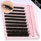 Eyelash Clusters Kit DIY Lash Extension Kit Lash Bond And Seal And Eyelash Tweezers With Waterproof Strong Hold