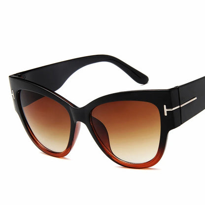 Cat Eye Women’s Sunglasses – Oversized Gradient UV400 Fashion Shades