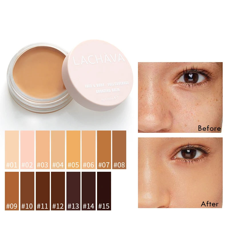 Face Contour Concealer Cream Full Cover Blemish Acne Foundation Waterproof Concealer Base Makeup Palette Cosmetic
