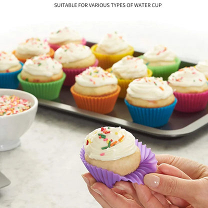 "Silicone Muffin Cupcake Molds"