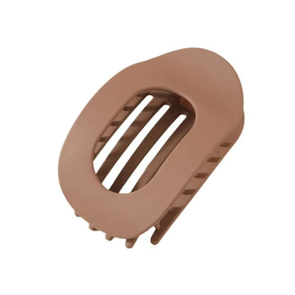 Elegant Bow Shark Clip Fashion Back Of Head Hair Clip Vintage Ponytail Fixed Hairgrips For Woman Simple Hollow Geometry Hairpin