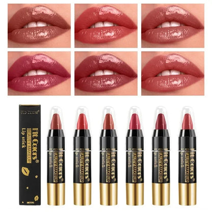 Easy Coloring Gloss Lipstick Lasting Nude Red Lipsticks Lip Crayon High Pigmented Waterproof Moisturizing Lip Stick Lips Makeup