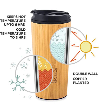 Eco-Friendly Bamboo Coffee Cup