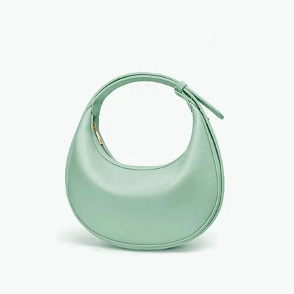 Women's dumpling bag, crossbody bag, shoulder bag, PU leather handbag, moon bag