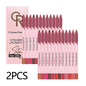12-Color Matte Lip Liner Set – Waterproof Long-Lasting Nude & Red Pencils