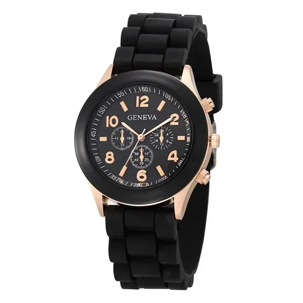Women Watches New Fashion Luxury Brand Women's Watch Silicone Strap Quartz Wrist Watch For Female
