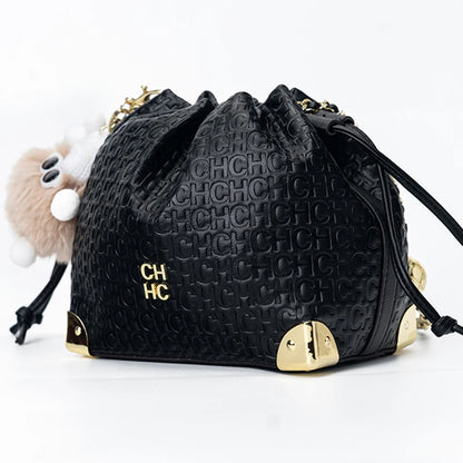 Crossbody High Quality Ladies Light Luxury Chain Bag Adjustable Brand Letter Print Cartoon Pendant Design Unique Popular