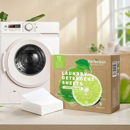 Perfeclean New trending biodegradable eco-strips laundry tablets laundry detergent sheets washing strips detergent