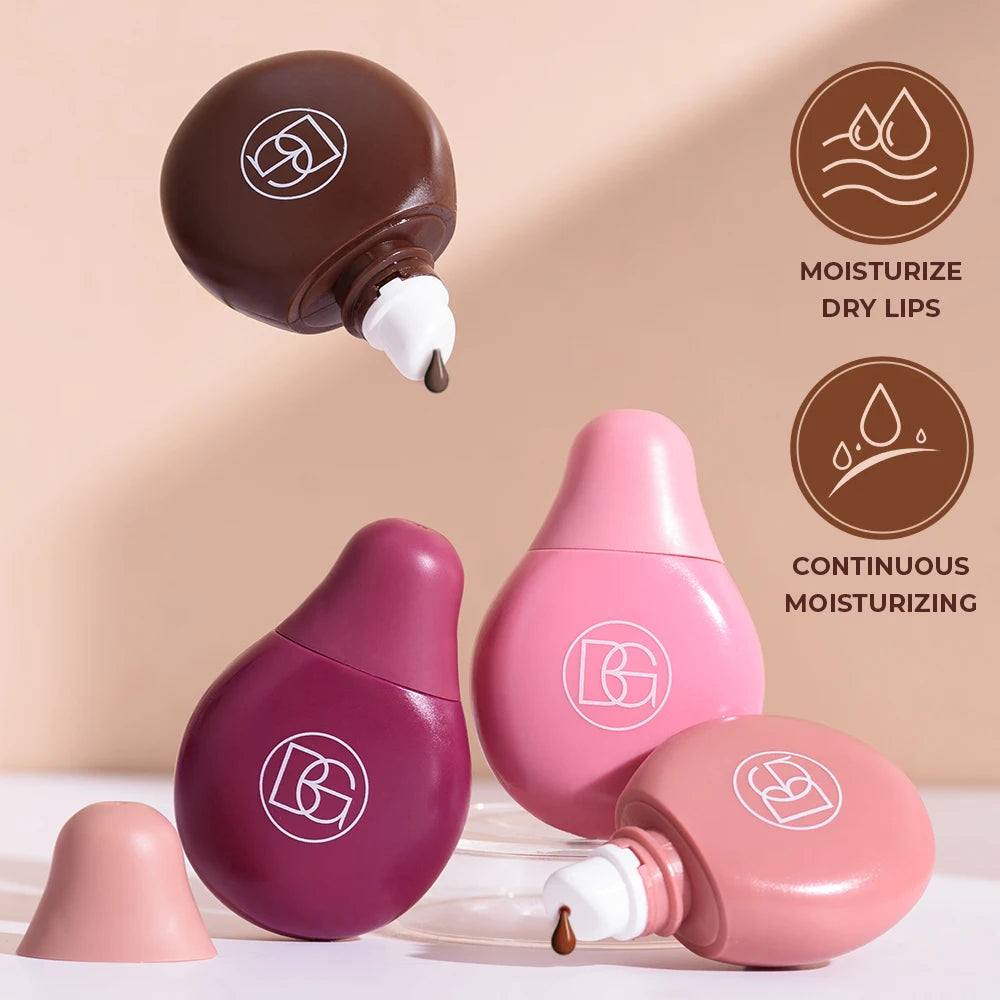 4-Color Lip Gloss & Lip Oil Set – High Shine, Moisturizing, Long-Lasting Lip Care