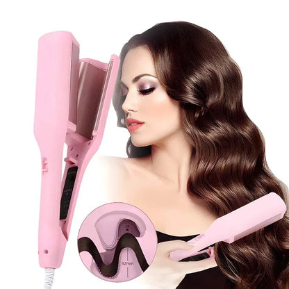 Lcd Display Hair Styling Professional Wave Hair Curling Ceramic Irons 3 Barrel Electric Hair Curler