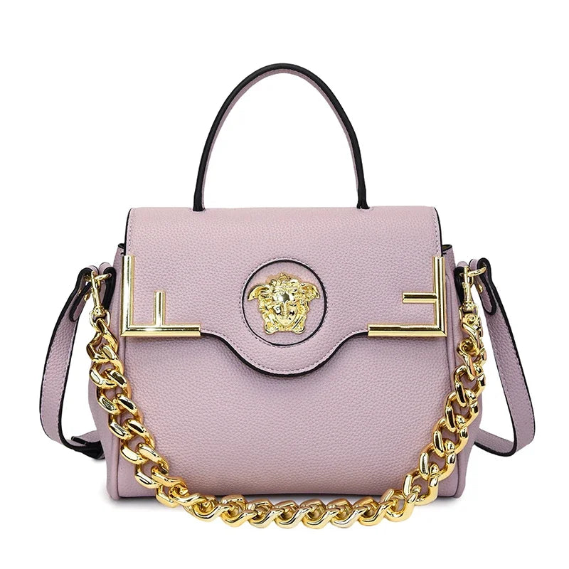 Women's Stylish Leather Shoulder Bag - Classic Elegant Ladies Crossbody Bag Handbags Fashion