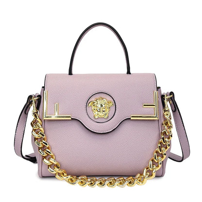 Women's Stylish Leather Shoulder Bag - Classic Elegant Ladies Crossbody Bag Handbags Fashion