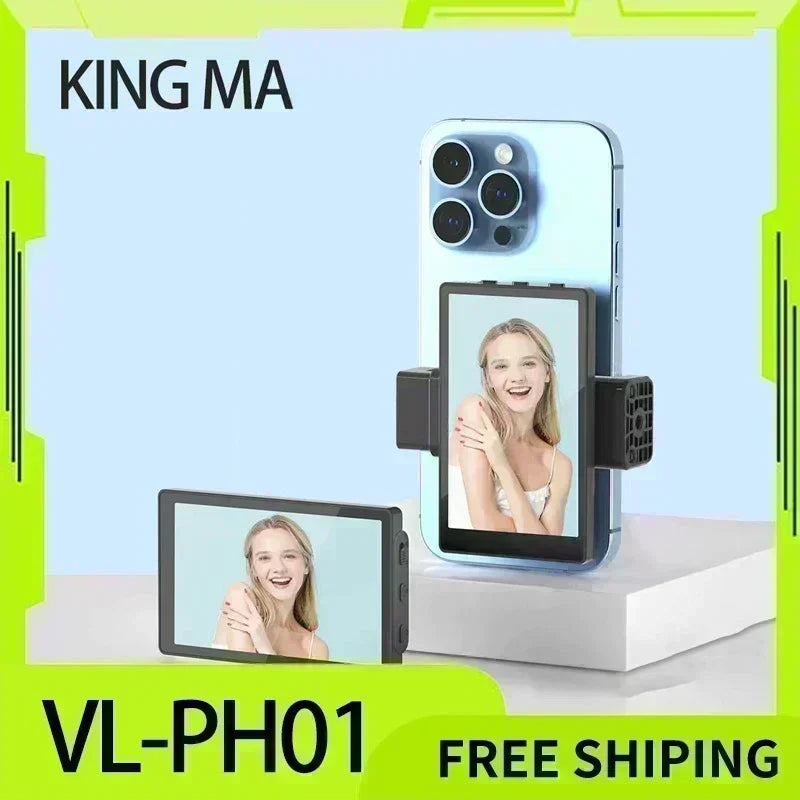 Smartphone Vlog Selfie Monitor Screen Magnetic Phone Rear Camera For Selfie Vlog Live Stream For Android Iphone Custom