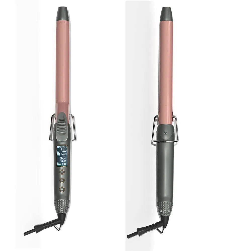 1pcs 19/25/32/38 MM Professional Hair Curler Wave Ceramic Coated Plate PTC Heater LCD Display Curling iron